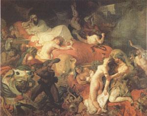 Eugene Delacroix Death of Sardanapalus (mk05) France oil painting art